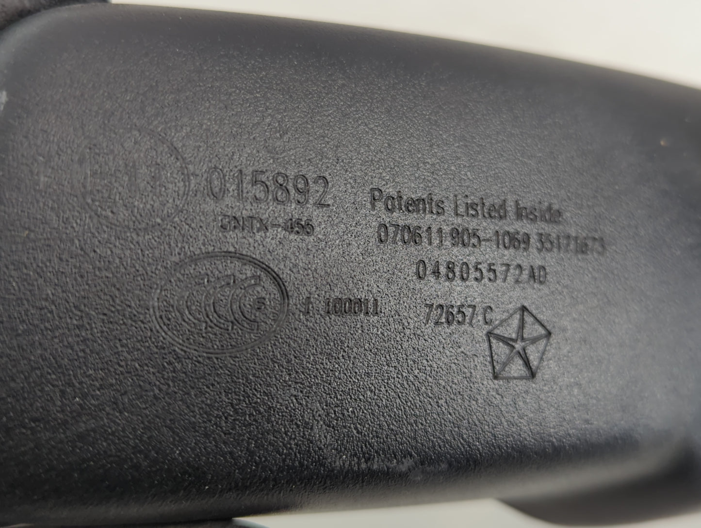 2007-2012 Dodge Caliber Interior Rear View Mirror Replacement OEM P/N:E11015892 Fits OEM Used Auto Parts - Oemusedautoparts1.com