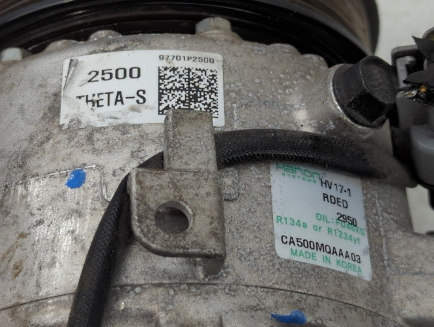 2021-2021 Hyundai Santa Fe Air Conditioning A/c Ac Compressor Oem - Oemusedautoparts1.com