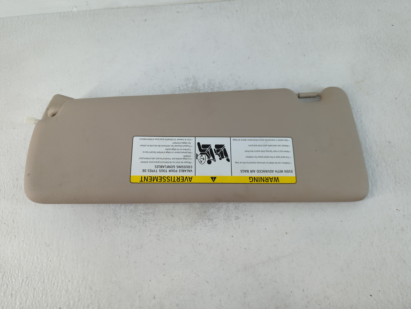 2012-2016 Bmw 328i Sun Visor Shade Replacement Passenger Right Mirror Fits Fits 2012 2013 2014 2015 2016 2017 2018 2019 2020 OEM Used Auto Parts - Oemusedautoparts1.com