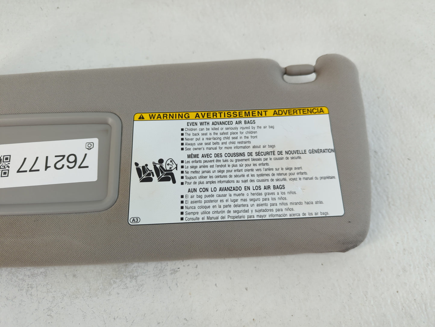 2014-2022 Toyota 4runner Sun Visor Shade Replacement Driver Left Mirror Fits Fits 2014 2015 2016 2017 2018 2019 2020 2021 2022 OEM Used Auto Parts - Oemusedautoparts1.com