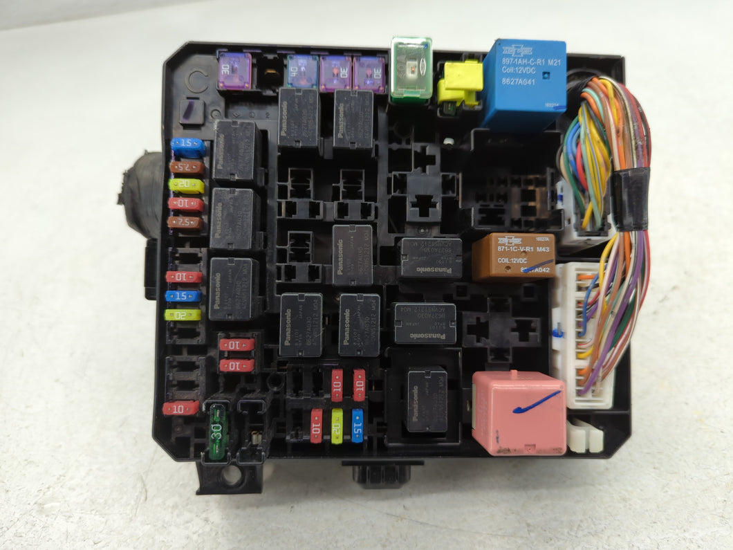 2016-2017 Mitsubishi Lancer Fusebox Fuse Box Panel Relay Module P/N:PP-TD20 Fits Fits 2012 2013 2014 2015 2016 2017 OEM Used Auto Parts