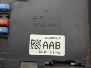 2010-2014 Cadillac Escalade Fusebox Fuse Box Panel Relay Module P/N:PA66-GF14 25941368_01 Fits Fits 2010 2011 2012 2013 2014 OEM Used Auto Parts