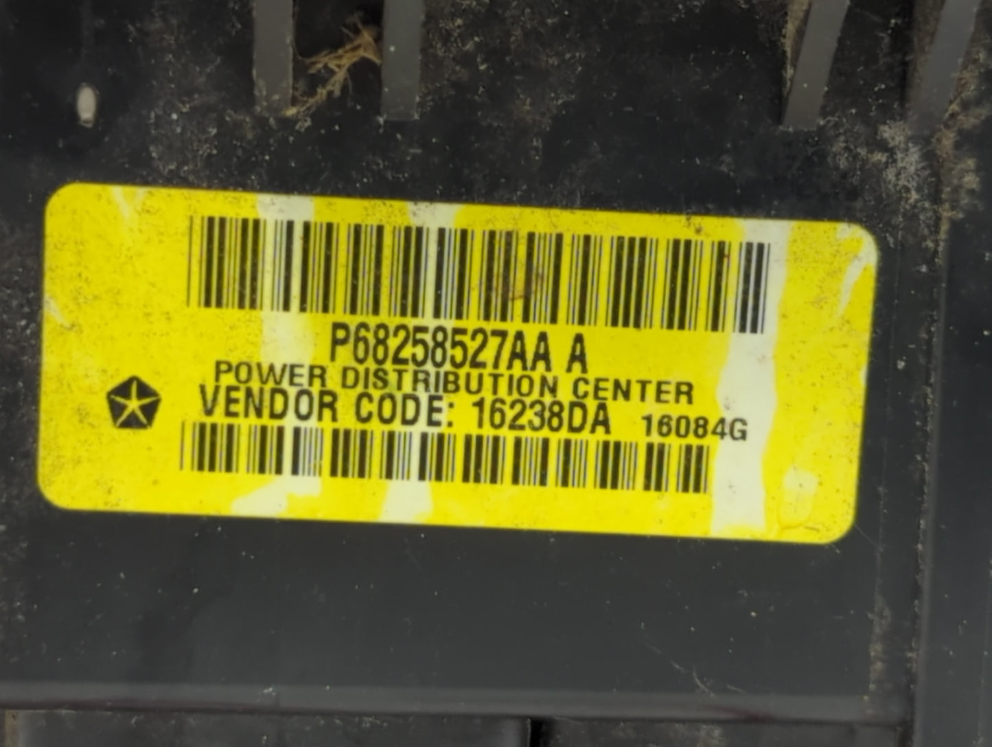 2016 Dodge Ram 1500 Fusebox Fuse Box Panel Relay Module P/N:P68258527AA Fits OEM Used Auto Parts - Oemusedautoparts1.com