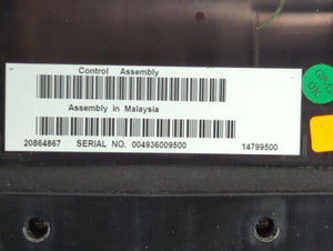 2010-2010 Cadillac Srx Radio Control Panel