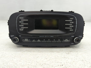 2015-2016 Kia Soul Radio AM FM Cd Player Receiver Replacement P/N:96170-B2090CA Fits Fits 2015 2016 OEM Used Auto Parts