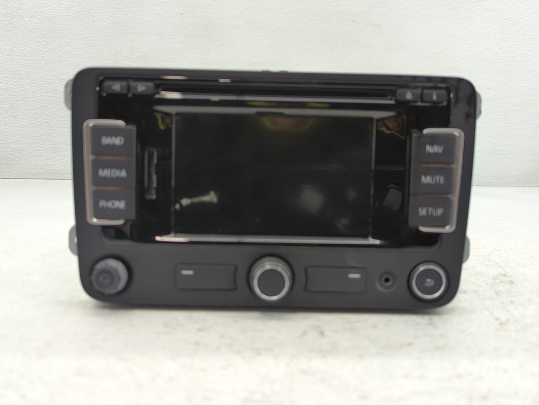 2014-2017 Volkswagen Jetta Radio AM FM Cd Player Receiver Replacement P/N:0595-11-6815 Fits Fits 2013 2014 2015 2016 2017 OEM Used Auto Parts