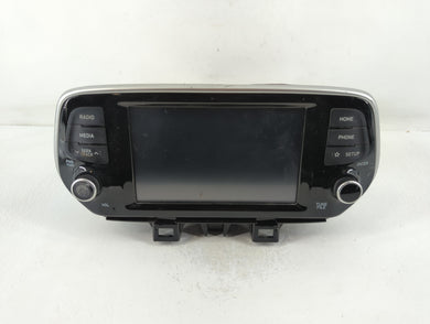 2019-2021 Hyundai Tucson Radio AM FM Cd Player Receiver Replacement P/N:96160D3810ZL5 Fits Fits 2019 2020 2021 OEM Used Auto Parts