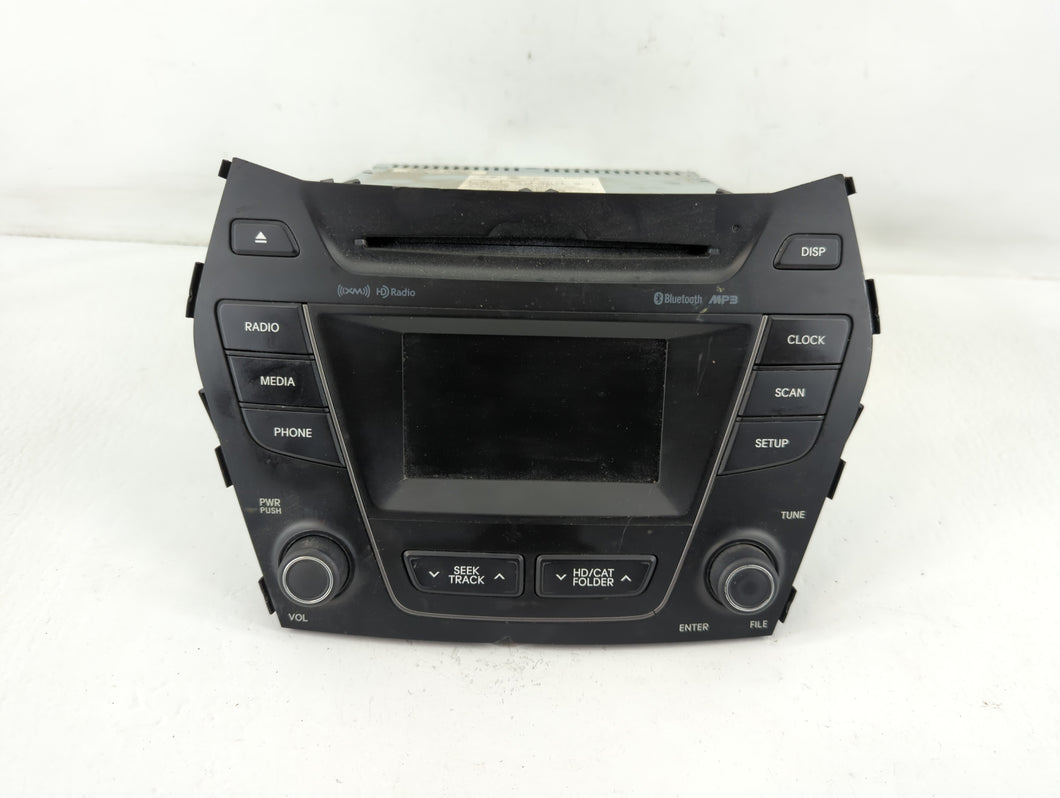 2013-2016 Hyundai Santa Fe Radio AM FM Cd Player Receiver Replacement P/N:96180-B89514X Fits Fits 2013 2014 2015 2016 OEM Used Auto Parts