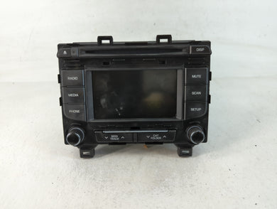 2015-2017 Hyundai Sonata Radio AM FM Cd Player Receiver Replacement P/N:96180-C20004X Fits Fits 2015 2016 2017 OEM Used Auto Parts