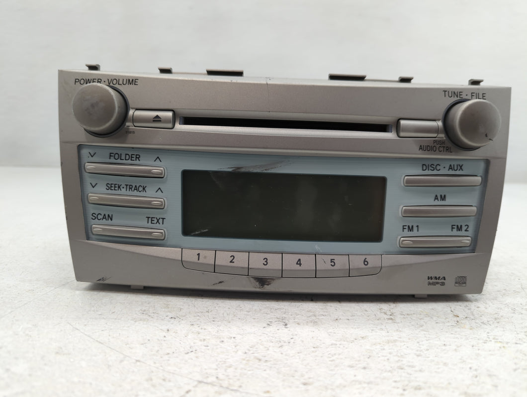 2007-2009 Toyota Camry Radio AM FM Cd Player Receiver Replacement P/N:86120-06180 Fits Fits 2007 2008 2009 OEM Used Auto Parts