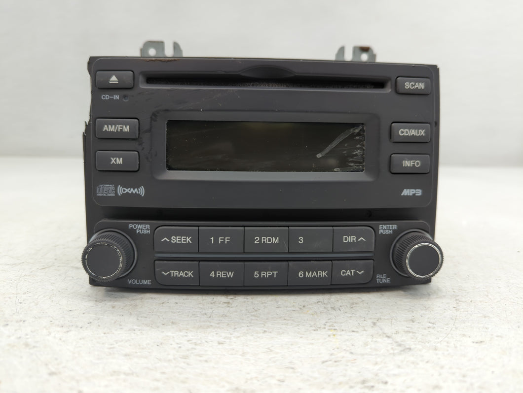 2007-2010 Hyundai Elantra Radio AM FM Cd Player Receiver Replacement P/N:96160-2H1509Y Fits Fits 2007 2008 2009 2010 OEM Used Auto Parts