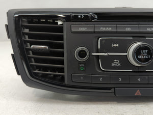 2016-2017 Honda Accord Radio AM FM Cd Player Receiver Replacement P/N:39100-T2F-A101 Fits Fits 2016 2017 OEM Used Auto Parts