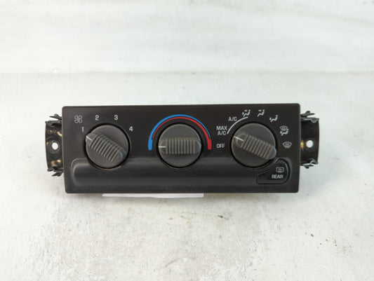 2004 Chevrolet S10 Blazer Climate Control Module Temperature AC/Heater Replacement P/N:150989664126 Fits OEM Used Auto Parts - Oemusedautoparts1.com