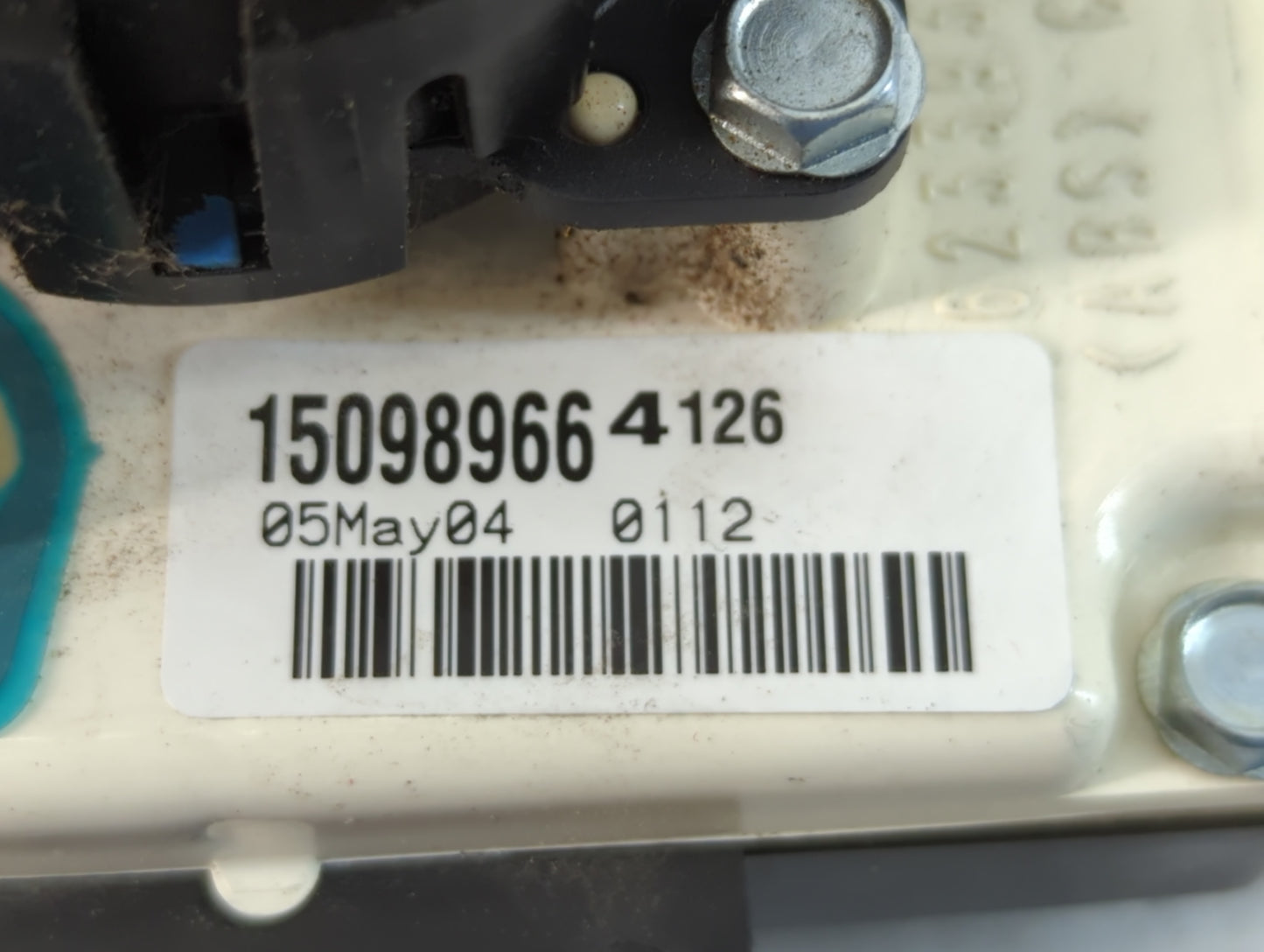 2004 Chevrolet S10 Blazer Climate Control Module Temperature AC/Heater Replacement P/N:150989664126 Fits OEM Used Auto Parts - Oemusedautoparts1.com