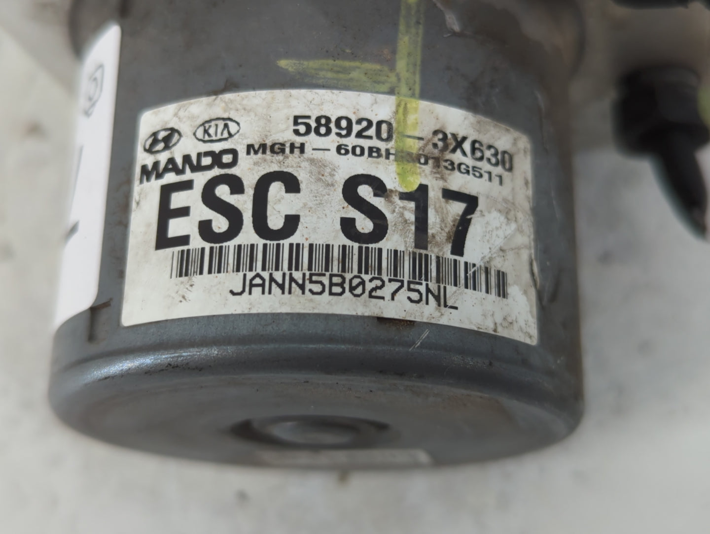 2014-2016 Hyundai Elantra ABS Pump Control Module Replacement P/N:58920-3X630 BE6003G510 Fits Fits 2014 2015 2016 OEM Used Auto Parts - Oemusedautoparts1.com