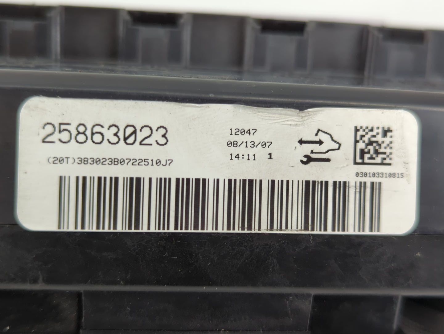 2007-2009 Chevrolet Equinox Climate Control Module Temperature AC/Heater Replacement P/N:25863023 191 D6313 AVH Fits OEM Used Auto Parts - Oemusedautoparts1.com