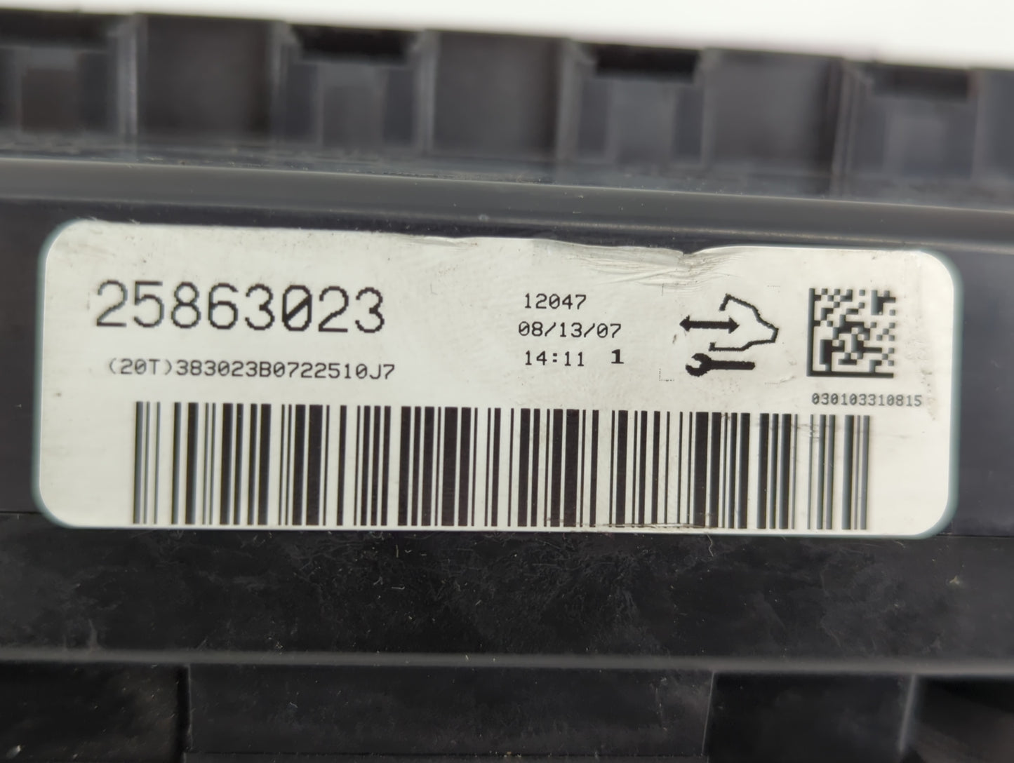 2007-2009 Chevrolet Equinox Climate Control Module Temperature AC/Heater Replacement P/N:25863023 191 D6313 AVH Fits OEM Used Auto Parts - Oemusedautoparts1.com