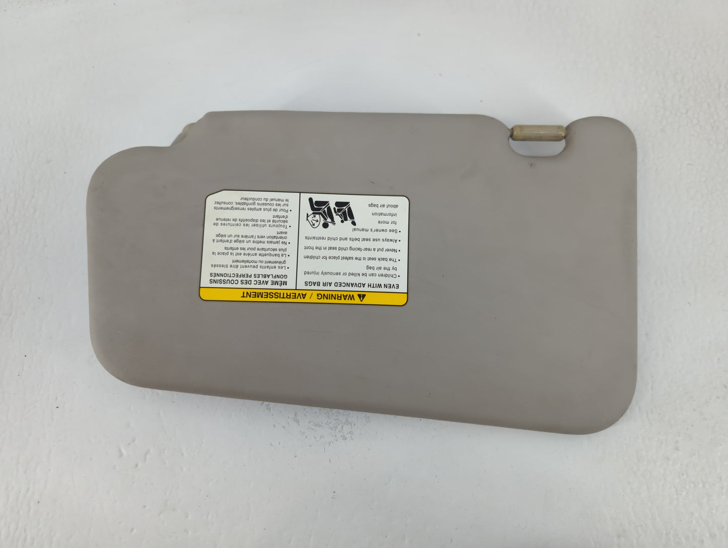 2011-2013 Nissan Juke Sun Visor Shade Replacement Passenger Right Mirror Fits Fits 2011 2012 2013 OEM Used Auto Parts - Oemusedautoparts1.com
