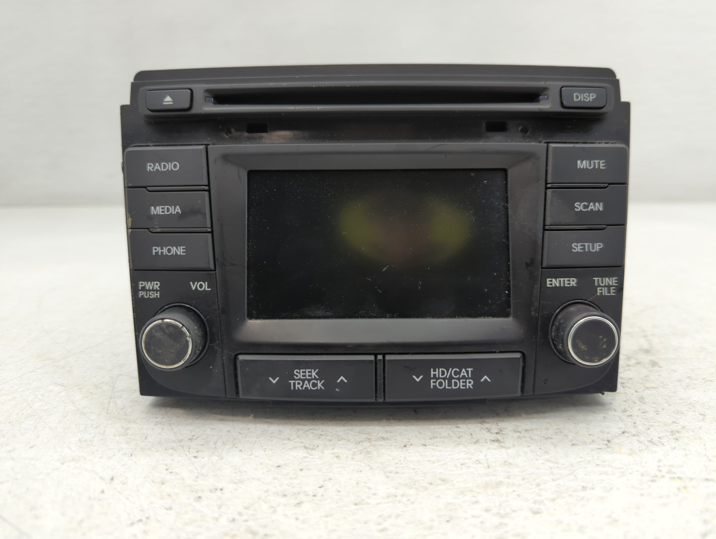 2013-2014 Hyundai Sonata Radio AM FM Cd Player Receiver Replacement P/N:96180-3Q8004X Fits Fits 2013 2014 OEM Used Auto Parts - Oemusedautoparts1.com