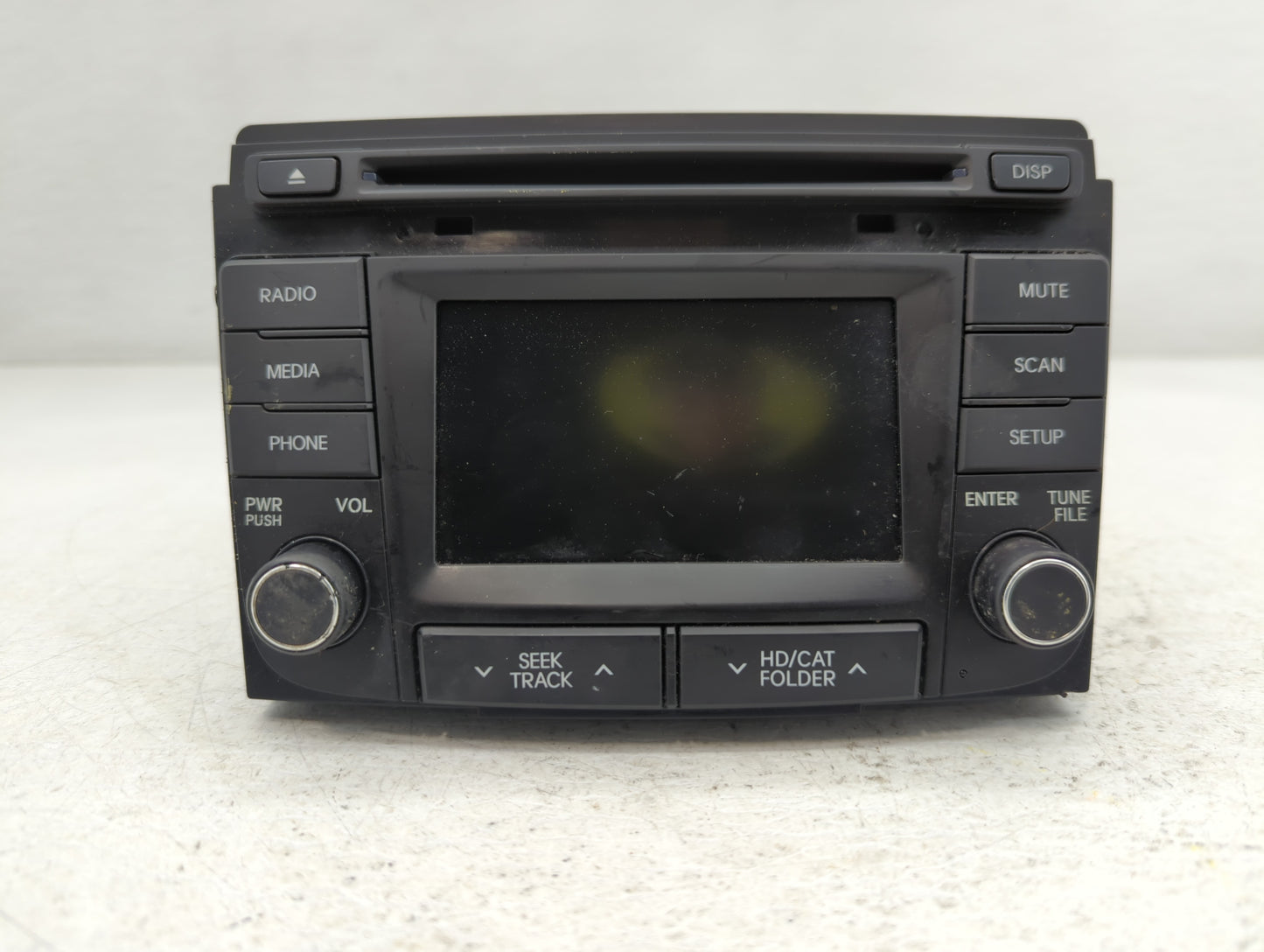 2013-2014 Hyundai Sonata Radio AM FM Cd Player Receiver Replacement P/N:96180-3Q8004X Fits Fits 2013 2014 OEM Used Auto Parts - Oemusedautoparts1.com