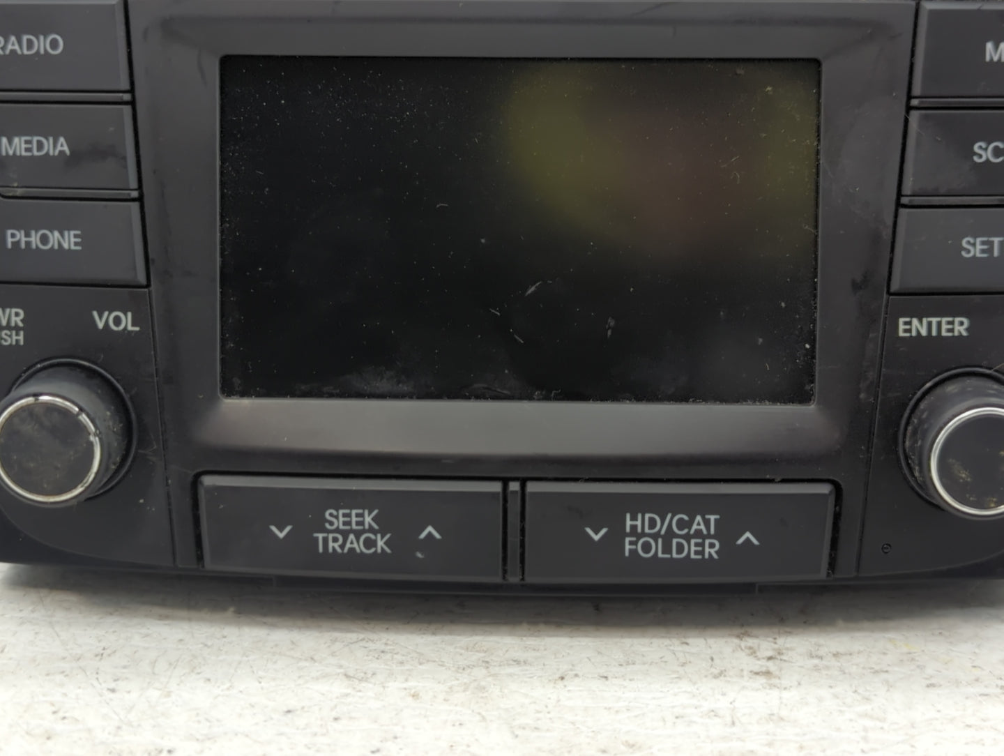 2013-2014 Hyundai Sonata Radio AM FM Cd Player Receiver Replacement P/N:96180-3Q8004X Fits Fits 2013 2014 OEM Used Auto Parts - Oemusedautoparts1.com