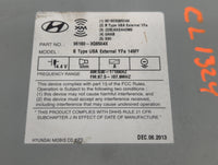2013-2014 Hyundai Sonata Radio AM FM Cd Player Receiver Replacement P/N:96180-3Q8004X Fits Fits 2013 2014 OEM Used Auto Parts - Oemusedautoparts1.com