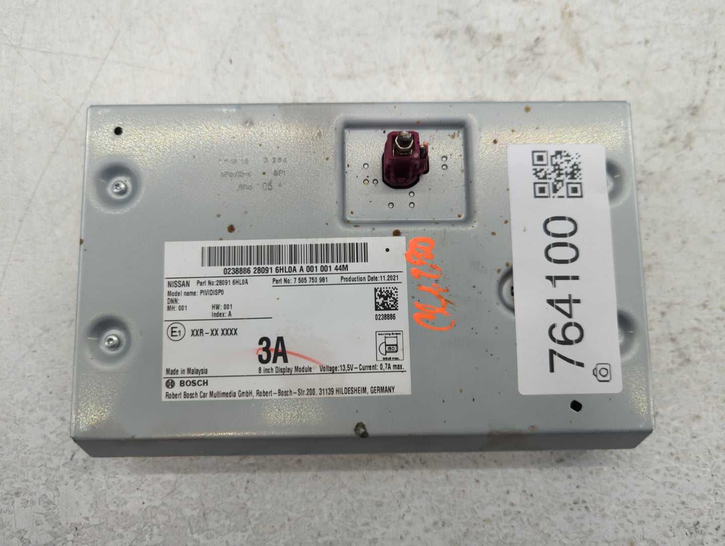 2019-2020 Infiniti Qx50 Information Display Screen - Oemusedautoparts1.com