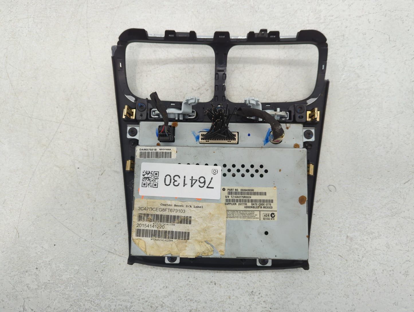 2015 Dodge Journey Information Display Screen - Oemusedautoparts1.com
