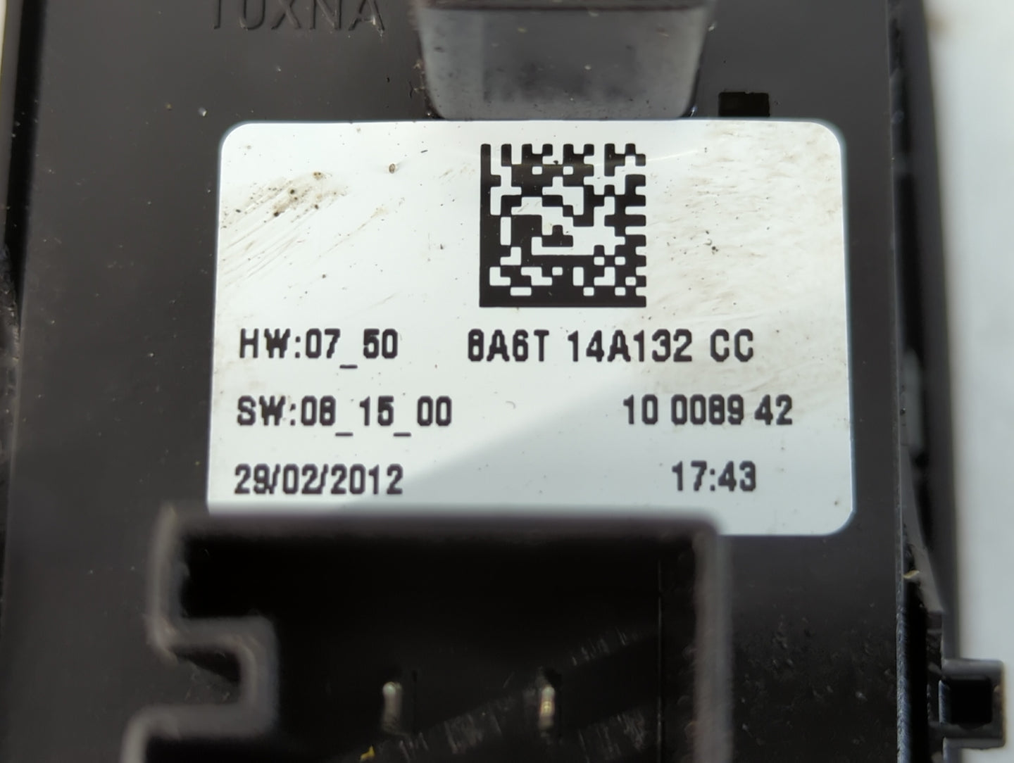 2011-2013 Ford Fiesta Master Power Window Switch Replacement Driver Side Left P/N:8A6T-14A132-CC Fits Fits 2011 2012 2013 OEM Used Auto Parts - Oemusedautoparts1.com