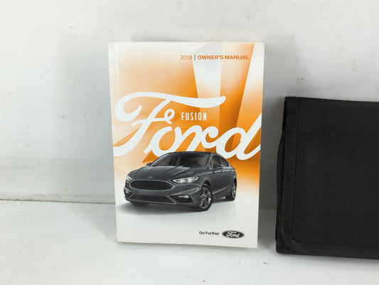 2018 Ford Fusion Owners Manual Book Guide P/N:JE5J 19A321 AA OEM Used Auto Parts - Oemusedautoparts1.com