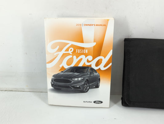 2018 Ford Fusion Owners Manual Book Guide P/N:JE5J19A321AB OEM Used Auto Parts