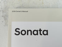 2018 Hyundai Sonata Owners Manual Book Guide P/N:JC1O-EU82F OEM Used Auto Parts - Oemusedautoparts1.com