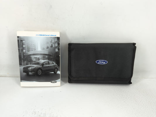 2016 Ford Focus Owners Manual Book Guide P/N:GM5J 19A321 AA OEM Used Auto Parts - Oemusedautoparts1.com