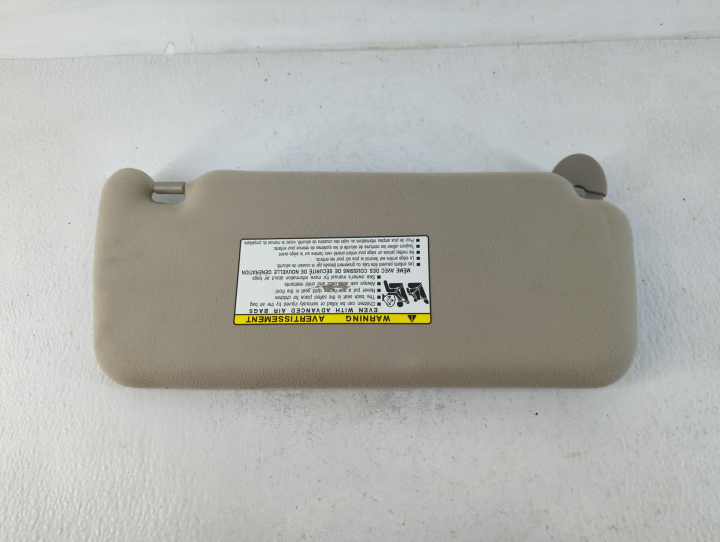 2007-2011 Toyota Camry Sun Visor Shade Replacement Passenger Right Mirror Fits Fits 2007 2008 2009 2010 2011 OEM Used Auto Parts - Oemusedautoparts1.com