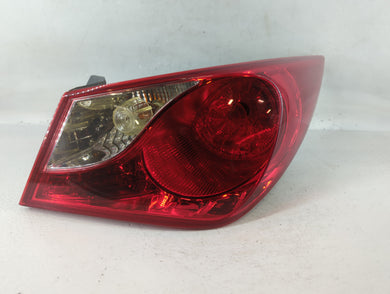 2011-2014 Hyundai Sonata Tail Light Assembly Passenger Right OEM P/N:92402-3Q Fits Fits 2011 2012 2013 2014 OEM Used Auto Parts