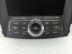 2013 Hyundai Sonata Radio AM FM Cd Player Receiver Replacement P/N:96560-3Q206 Fits OEM Used Auto Parts