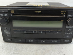 2006-2007 Toyota 4runner Radio AM FM Cd Player Receiver Replacement P/N:86120-52530 Fits Fits 2006 2007 OEM Used Auto Parts