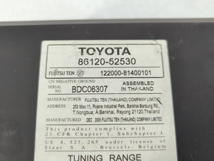 2006-2007 Toyota 4runner Radio AM FM Cd Player Receiver Replacement P/N:86120-52530 Fits Fits 2006 2007 OEM Used Auto Parts