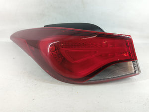 2014-2016 Hyundai Elantra Tail Light Assembly Driver Left OEM P/N:92401-3Y5 Fits Fits 2014 2015 2016 OEM Used Auto Parts