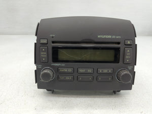 2006-2008 Hyundai Sonata Radio AM FM Cd Player Receiver Replacement P/N:96180-0A100QZ Fits Fits 2006 2007 2008 OEM Used Auto Parts