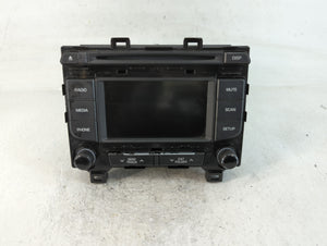 2015-2017 Hyundai Sonata Radio AM FM Cd Player Receiver Replacement P/N:96180-C20004X Fits Fits 2015 2016 2017 OEM Used Auto Parts