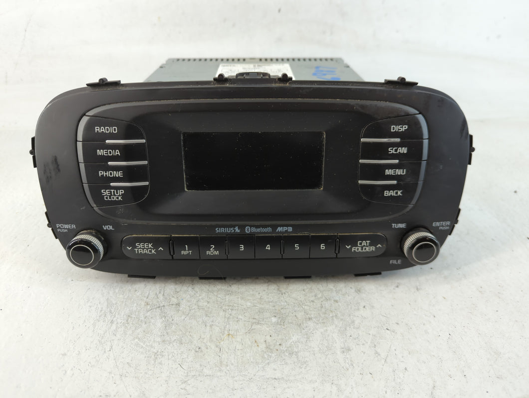 2014-2016 Kia Soul Radio AM FM Cd Player Receiver Replacement P/N:96170-B2090CA Fits Fits 2014 2015 2016 OEM Used Auto Parts