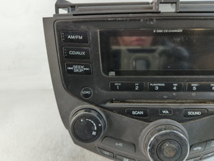 2003-2007 Honda Accord Radio AM FM Cd Player Receiver Replacement P/N:12384900 CQ-EH1260Z Fits Fits 2003 2004 2005 2006 2007 OEM Used Auto Parts