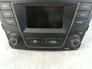 2013-2016 Hyundai Santa Fe Radio AM FM Cd Player Receiver Replacement P/N:96180-4Z1004X Fits Fits 2013 2014 2015 2016 OEM Used Auto Parts