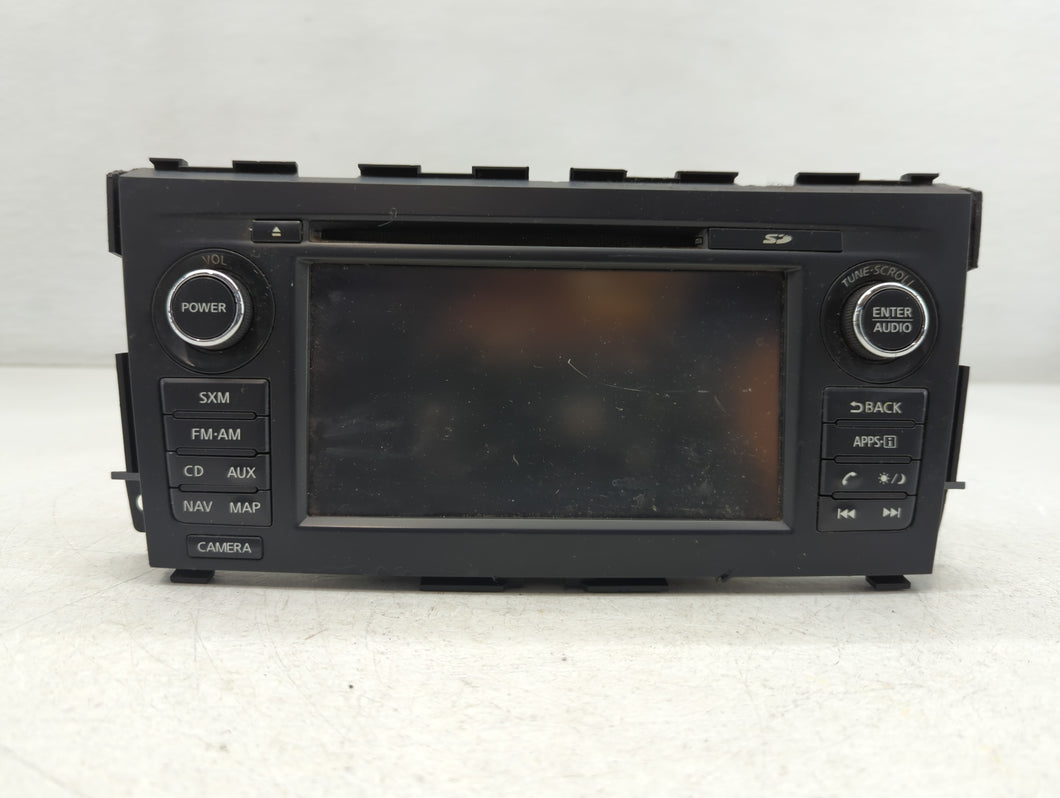 2016 Nissan Altima Radio AM FM Cd Player Receiver Replacement P/N:259159HS0B 7 515 750 061 Fits OEM Used Auto Parts