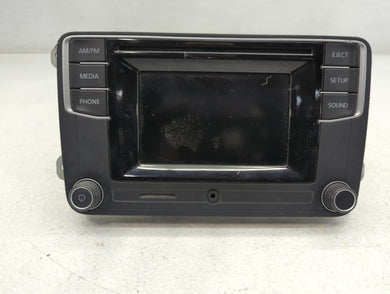 2009-2017 Volkswagen Tiguan Radio AM FM Cd Player Receiver Replacement P/N:561 035 150 Fits OEM Used Auto Parts