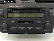 2004-2006 Lexus Es330 Radio AM FM Cd Player Receiver Replacement P/N:86120-33511 Fits Fits 2002 2003 2004 2005 2006 OEM Used Auto Parts