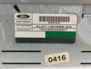 2004-2005 Ford F-150 Radio AM FM Cd Player Receiver Replacement P/N:4L3T-18C869-GE Fits Fits 2004 2005 OEM Used Auto Parts