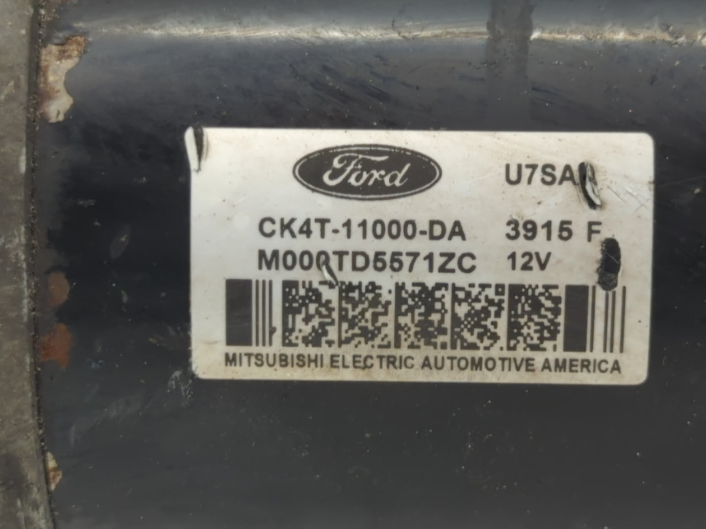 2016 Lincoln Navigator Car Starter Motor Solenoid OEM P/N:CK4T-11000-DA Fits OEM Used Auto Parts - Oemusedautoparts1.com