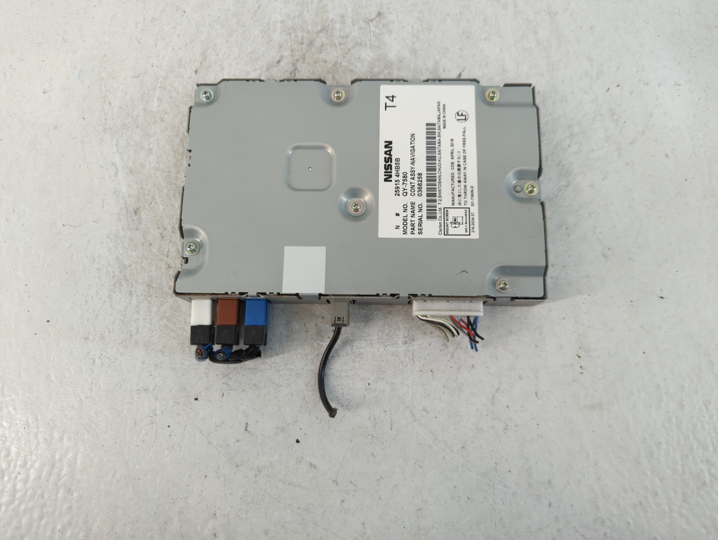2017-2020 Infiniti Q60 Radio AM FM Cd Player Receiver Replacement P/N:25915 4HB5B Fits Fits 2016 2017 2018 2019 2020 OEM Used Auto Parts - Oemusedautoparts1.com